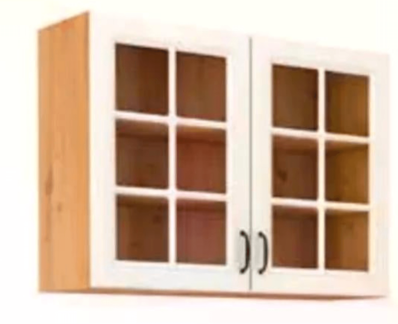 Kuhinjska stenska omarica z steklenimi vrati