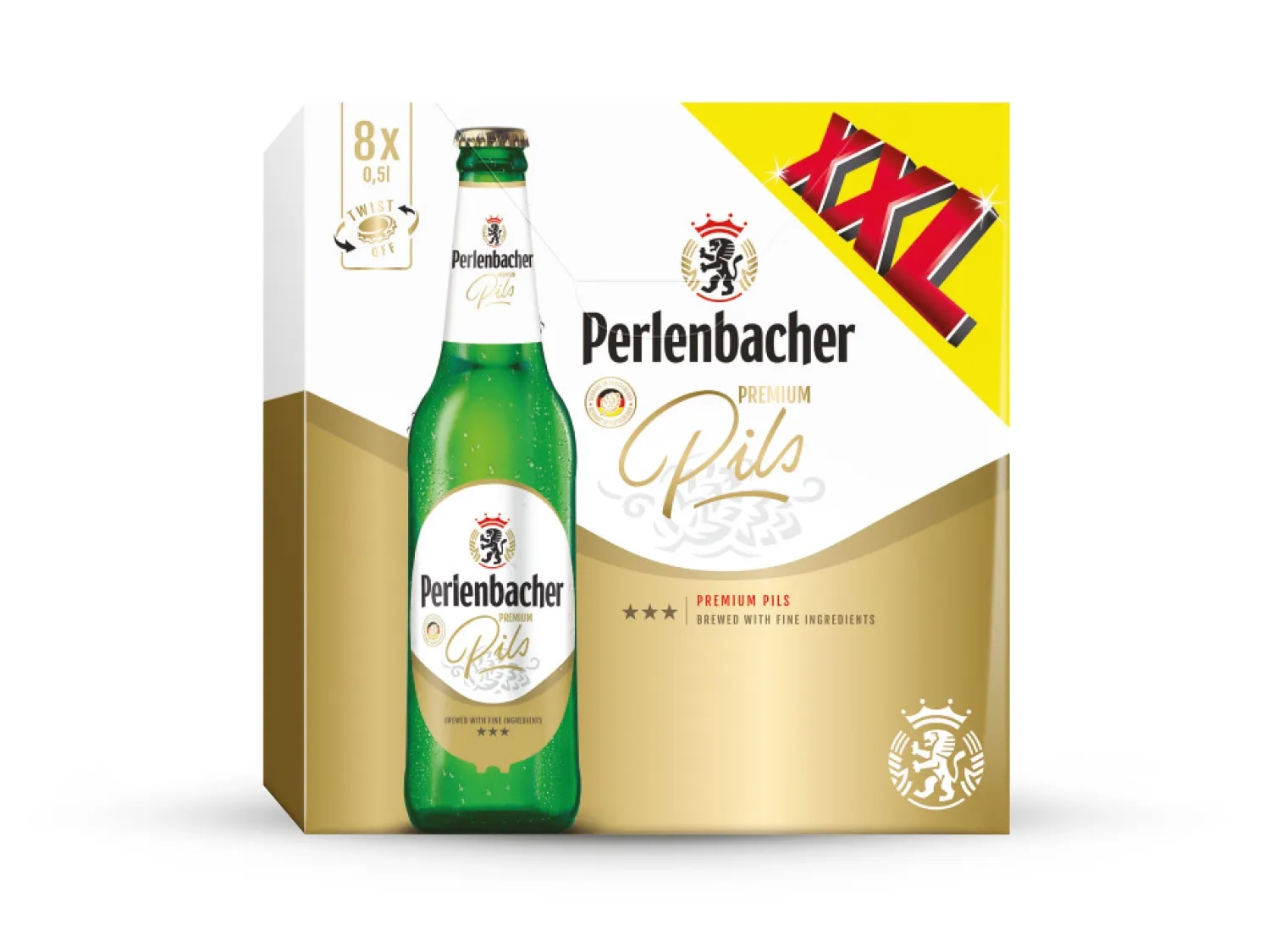 Perlenbacher Premium Pils 6 x 0.5 L - Akcija v trgovini Lidl
