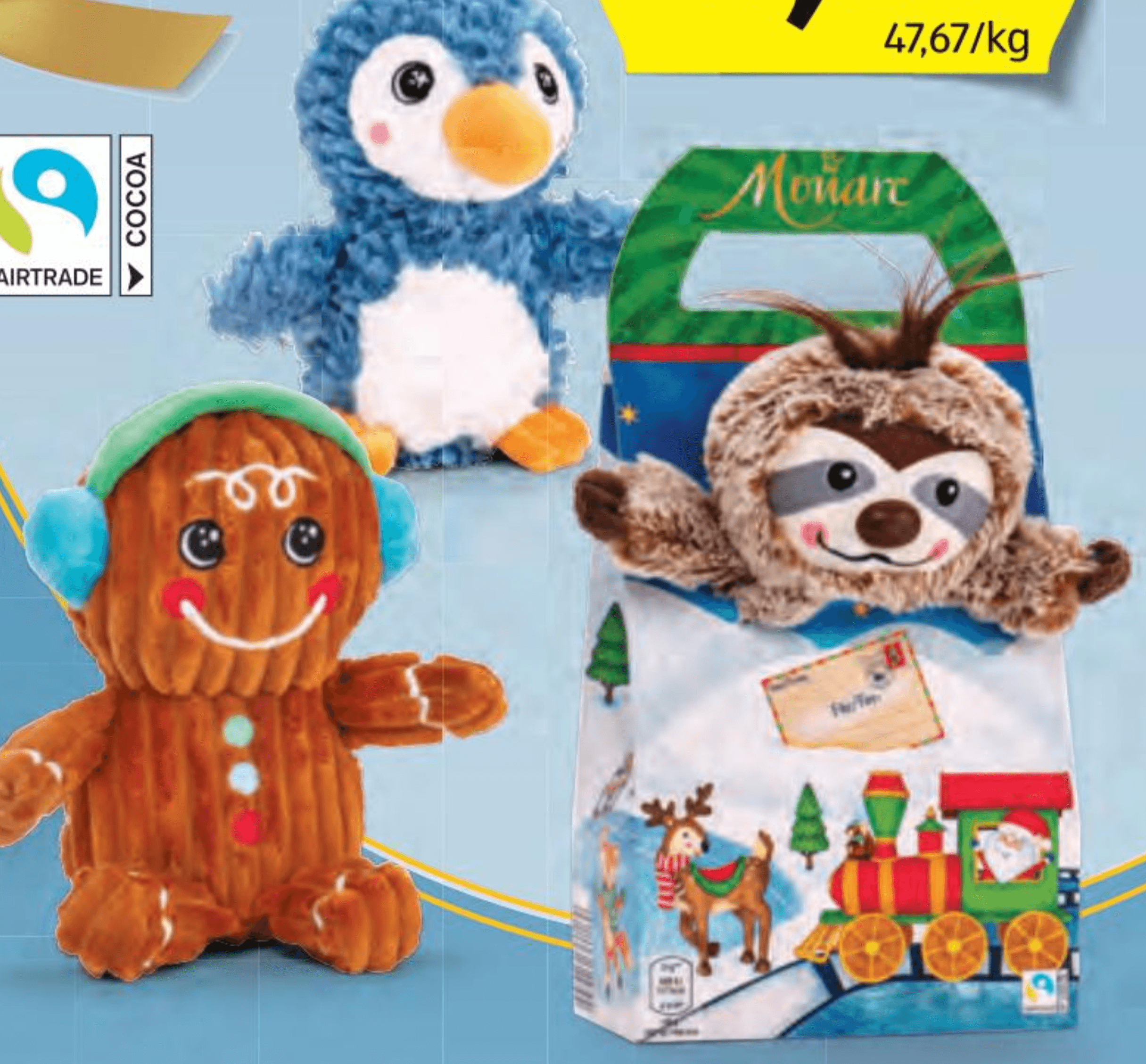 Monarc Plišasta igrača s čokolado 129 g