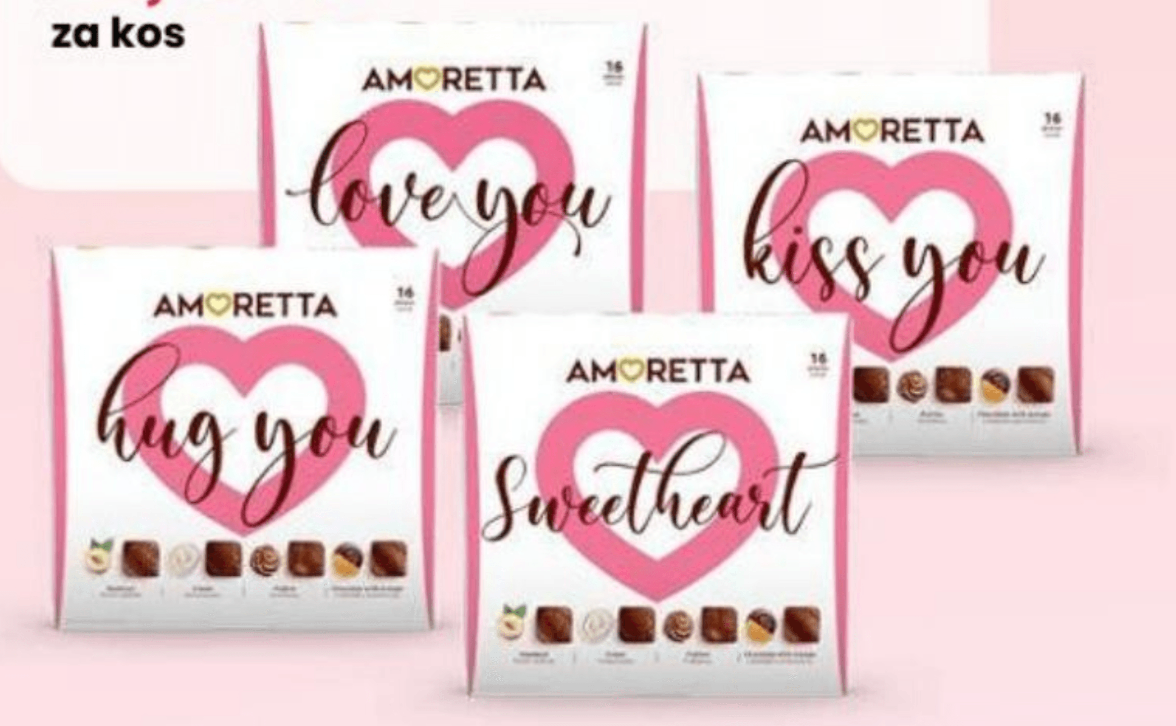 Bonboniera Amoretta 106 g - Akcija v trgovini Eurospin