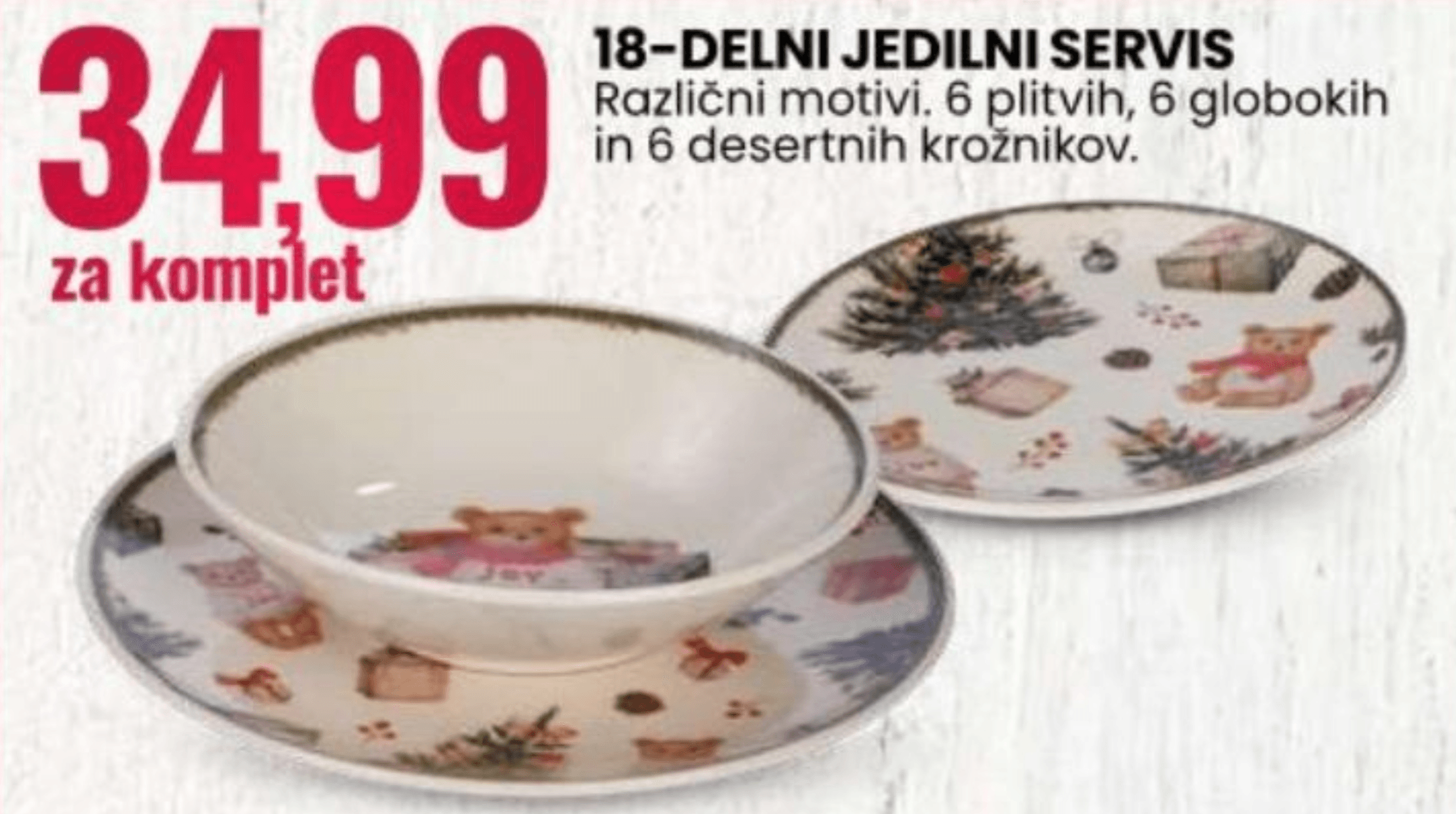 18-delni jedilni servis
