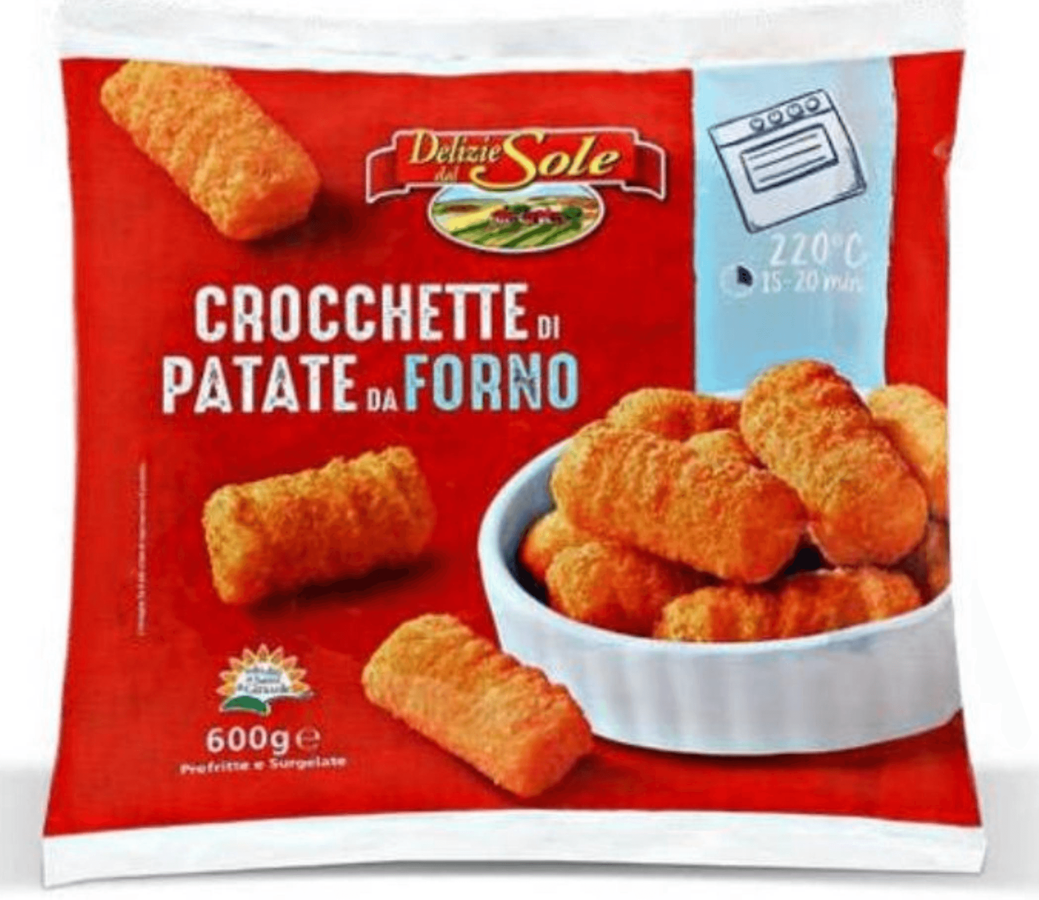 Krompirjevi kroketi 600 g Delizie Sole