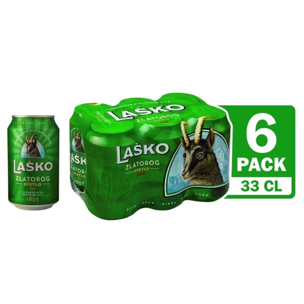 Pivo Union ali Zlatorog 6 x 0,33 L Laško