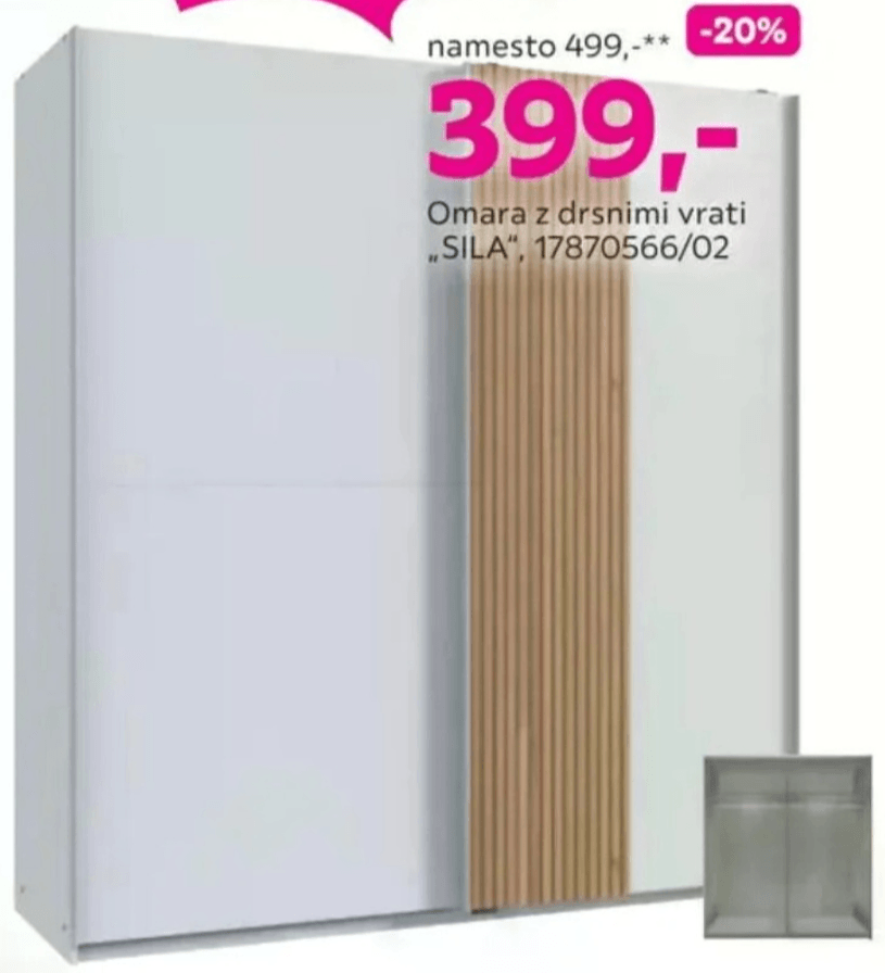 Omara z drsnimi vrati „SILA”