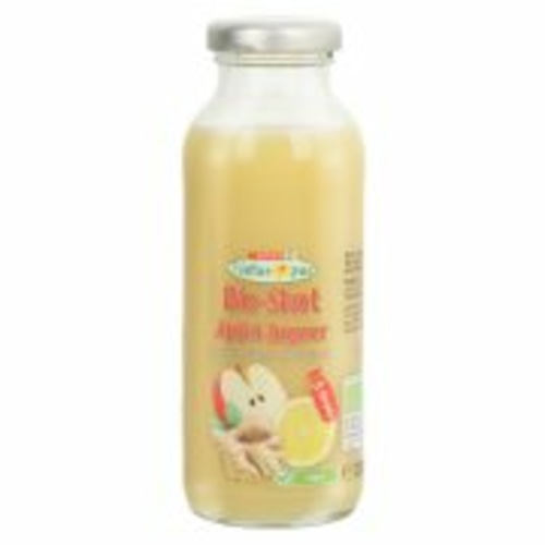 Natur pur Bio Shot jabolko in ingver 250 ml