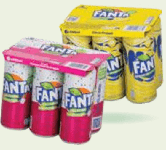 Gazirana pijača Fanta 6x 0,33 l