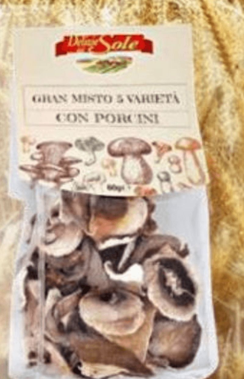 Mešanica gob z jurčki Delizie Sole 60 g