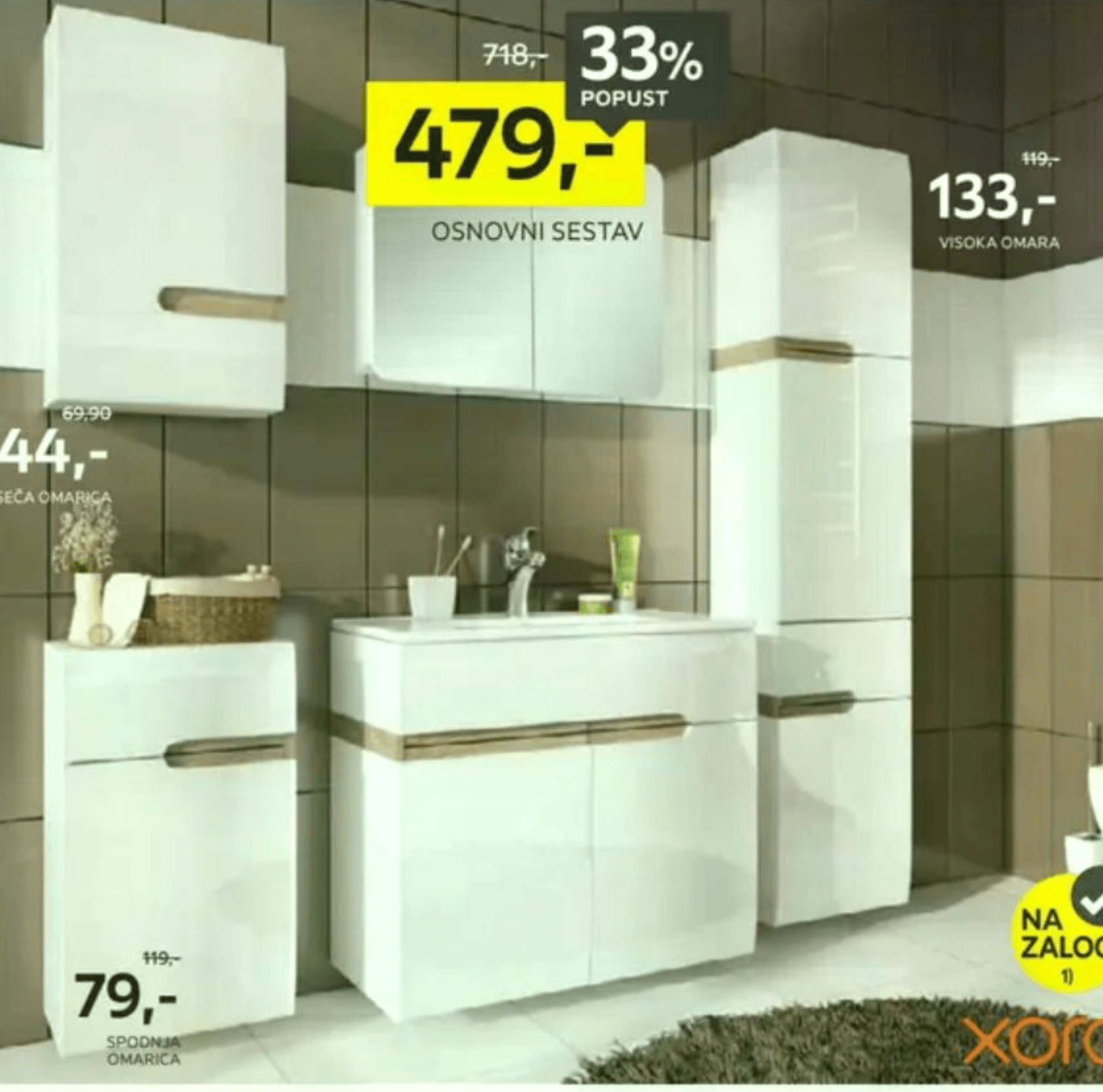 Xora Kopalnica osnovni sestav