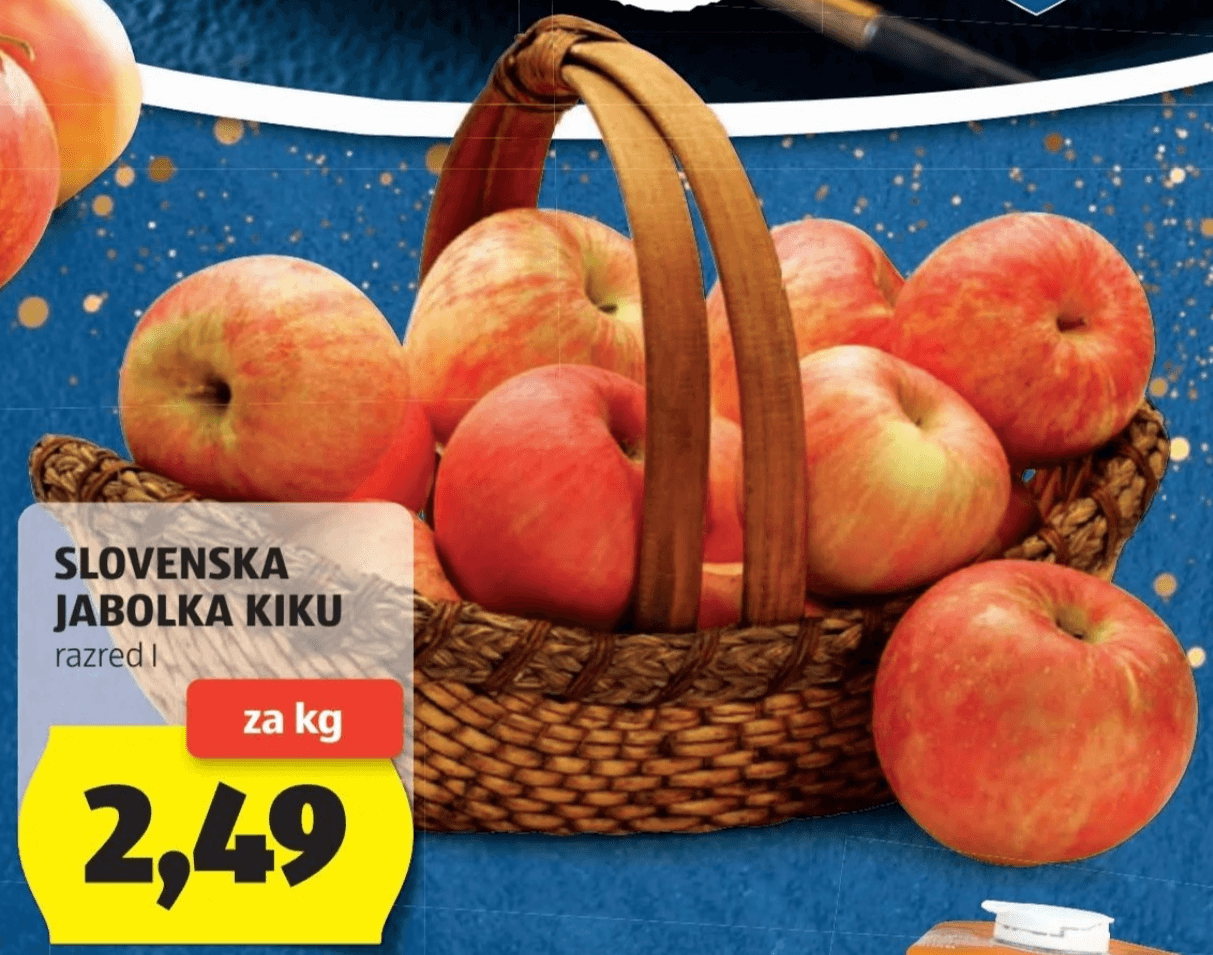 Slovenska jabolka Kiku za kg