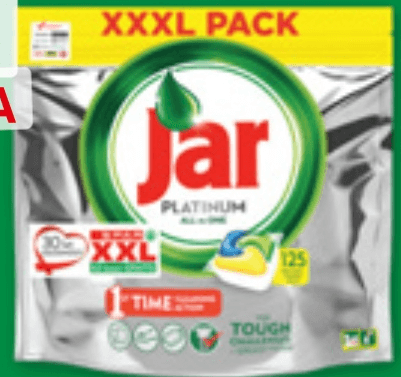 Kapsule Jar za strojno pomivanje posode Platinum 125/1 - Akcija v trgovini Spar