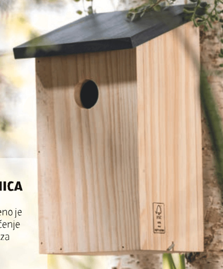 BELAVI Ptičja gnezdilnica - Akcija v trgovini Hofer