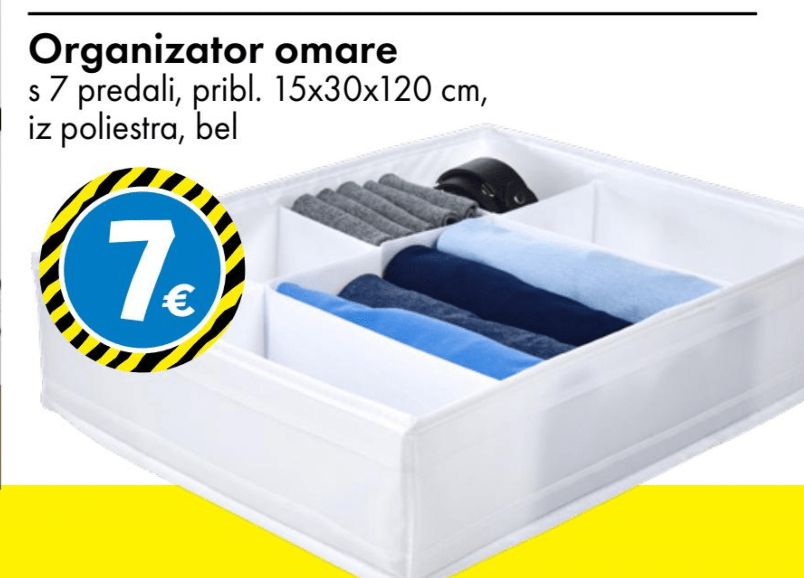 Organizator omare - Akcija v trgovini Tedi