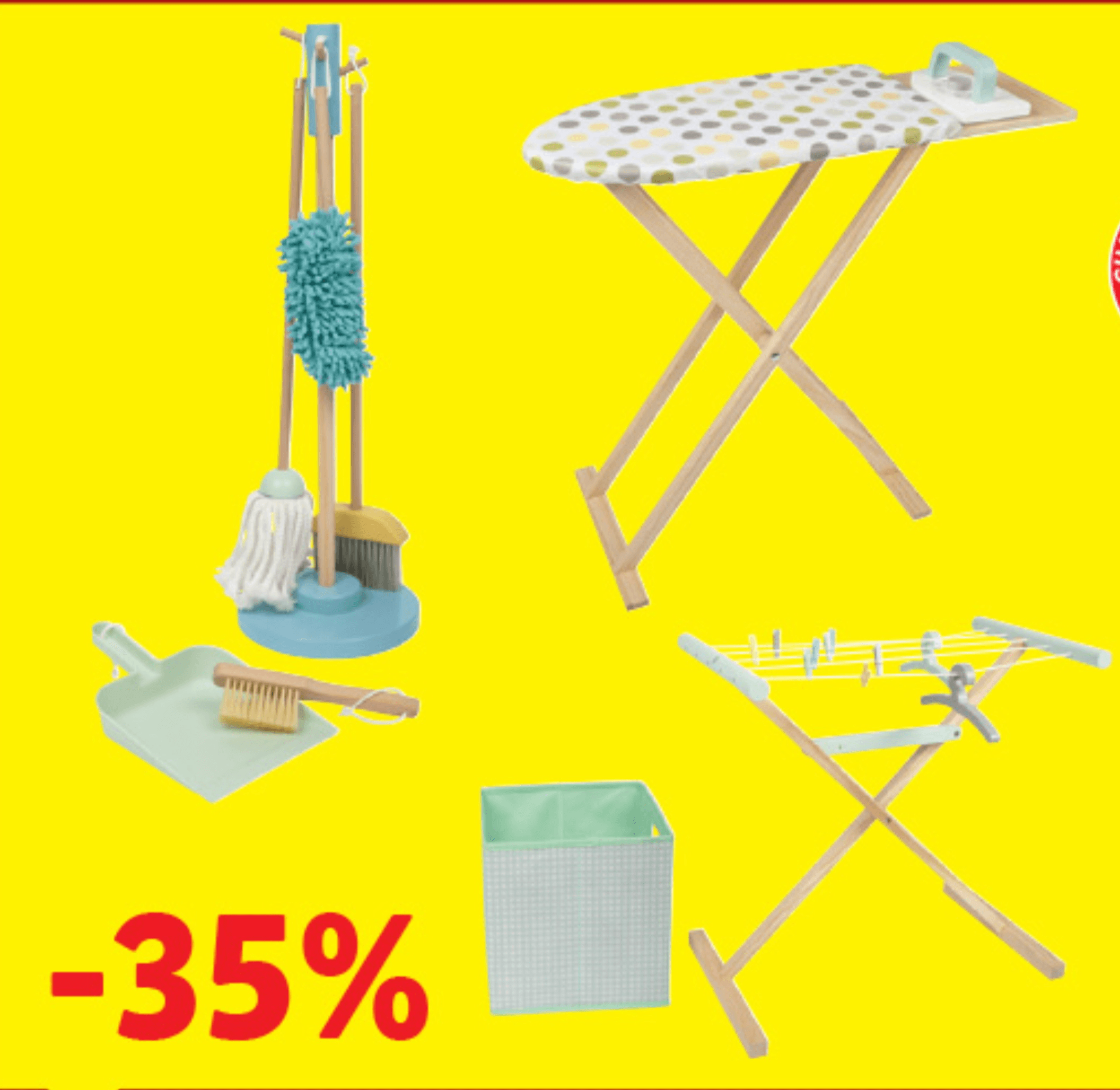 Playtive Izbor lesenih gospodinjskih igrač