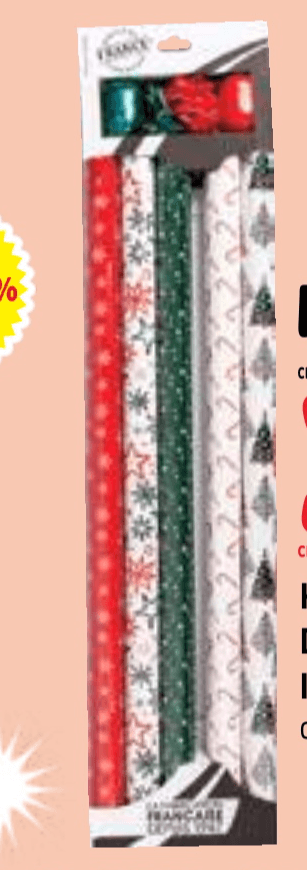 Komplet darilnega papirja in dodatkov