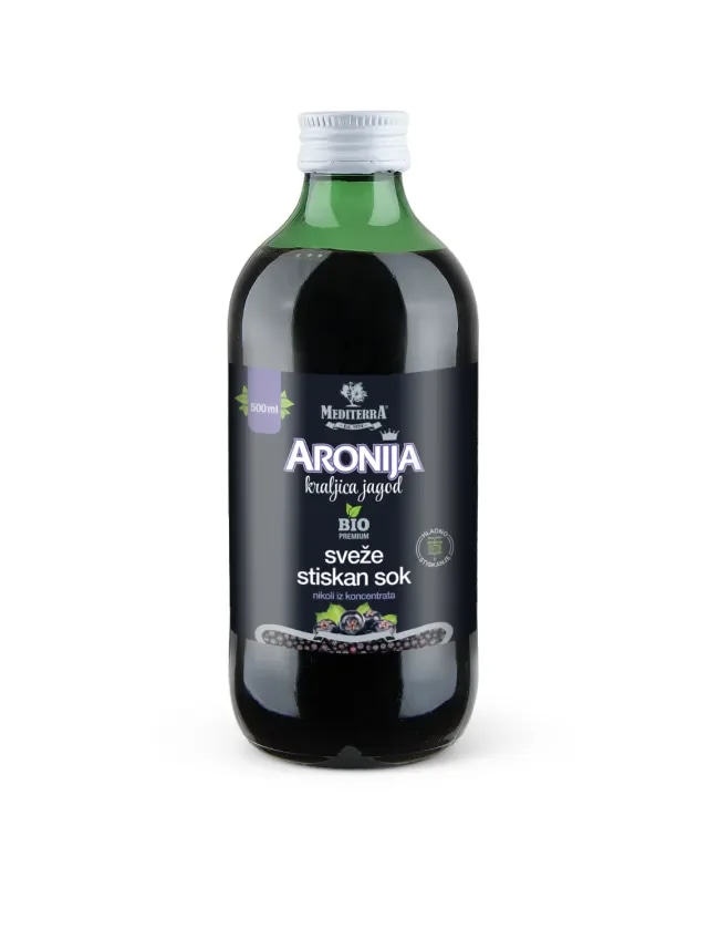 MEDITERRA bio Aronija 100% sok 500 ml