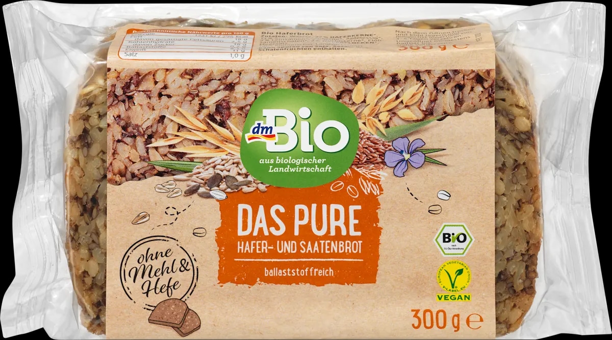 dmBio ovseni kruh s semeni 300 g