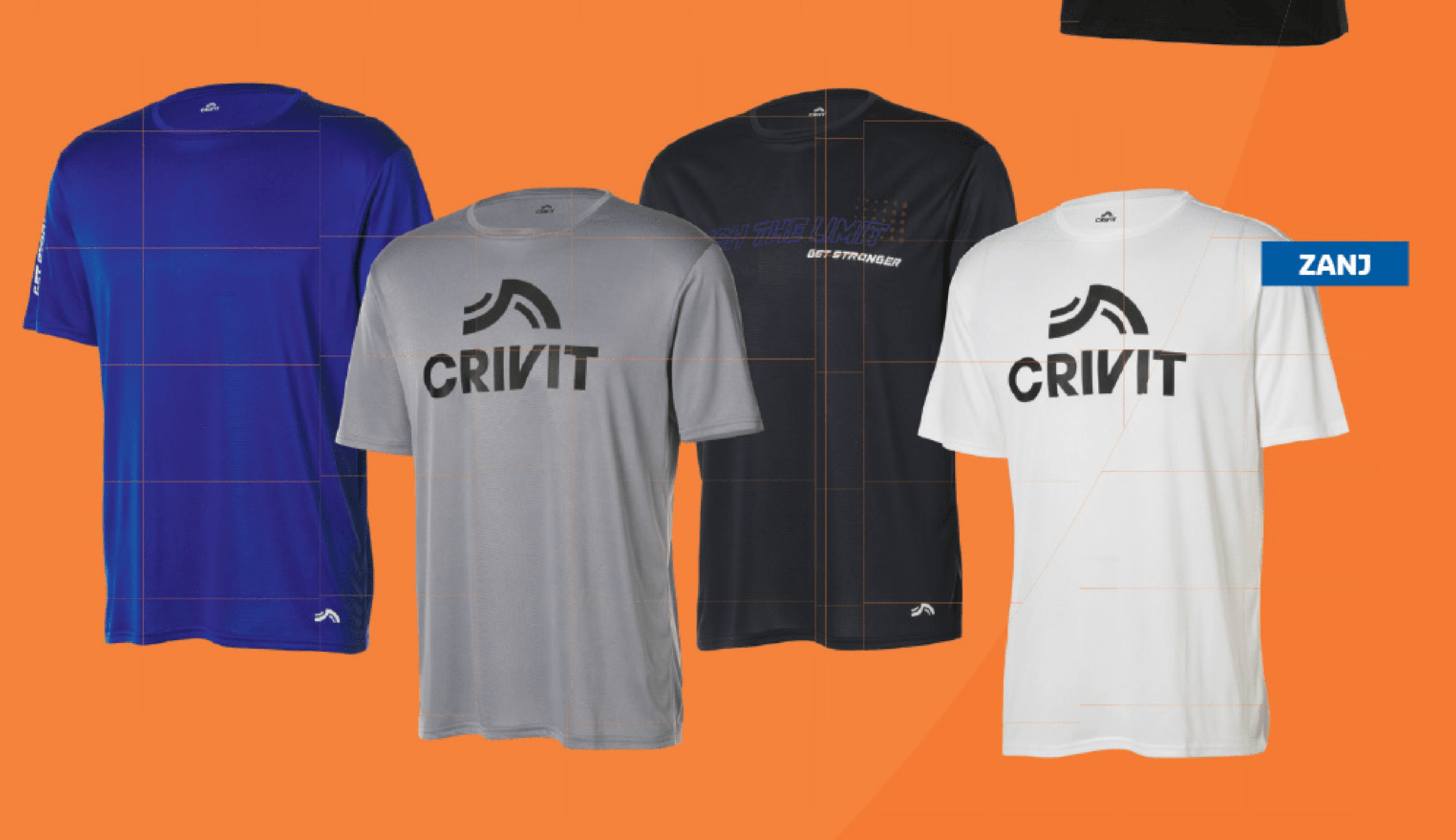 CRIVIT Funkcijska majica s kratkimi rokavi