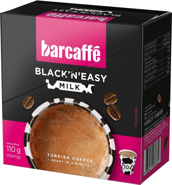 Kava Barcaffè Black'n'Easy od 80 do 110 g