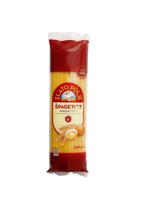 Špageti št. 7 Zlato polje 500 g