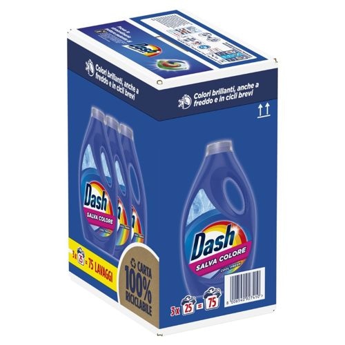 Gel za pranje perila Dash 3,5 I ali do 75 pranj - Akcija v trgovini E.Leclerc