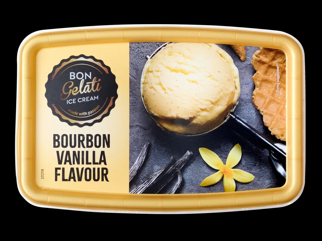 Bon Gelati Vanilijev sladoled 2,5 l