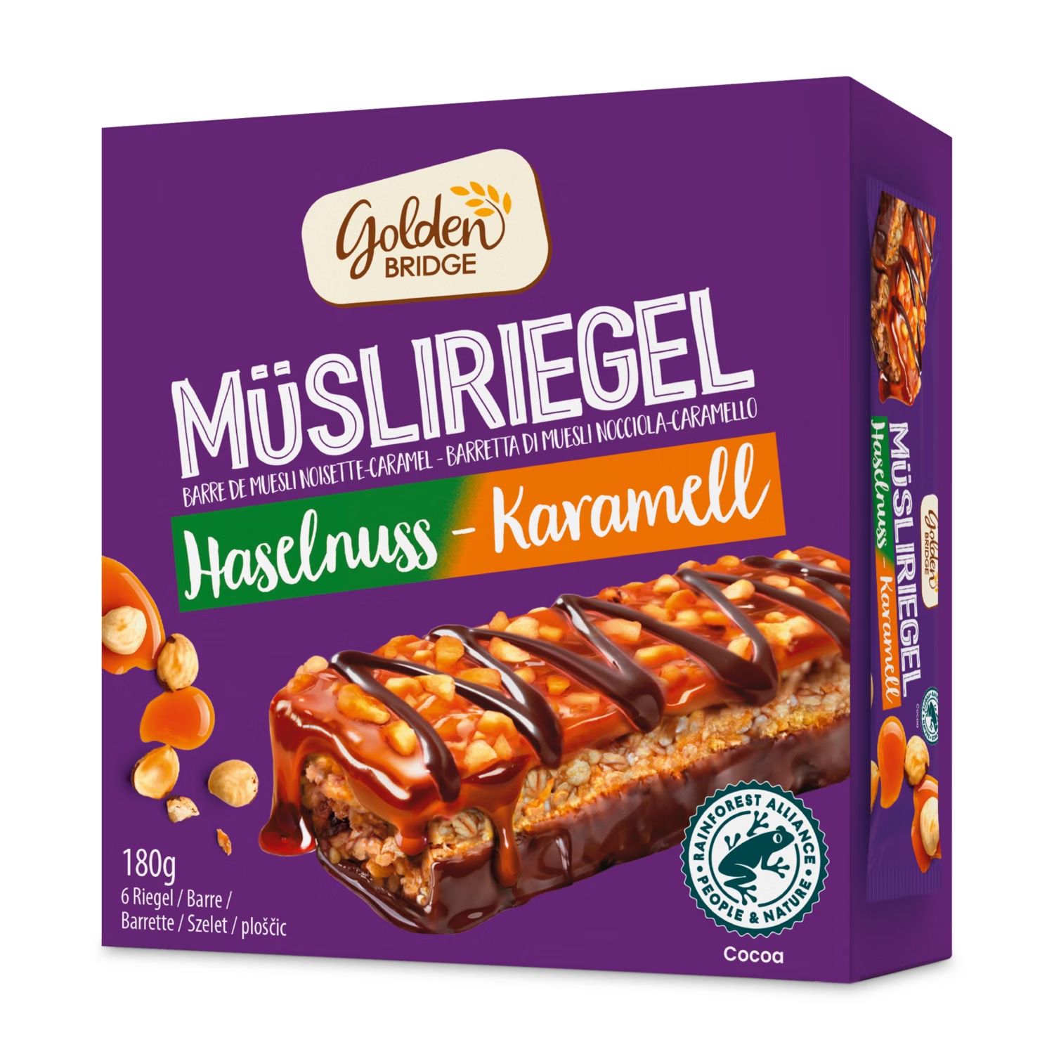 Golden Bridge Müsliriegel 6 x 30 g