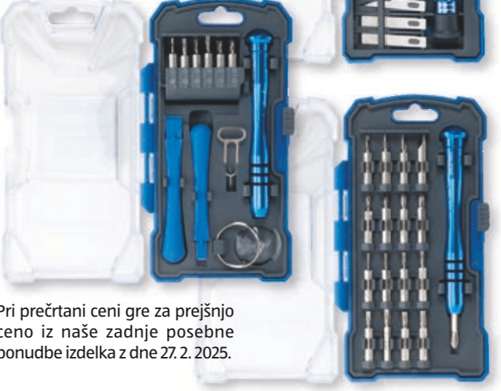 Workzone Komplet finomehaničnega orodja