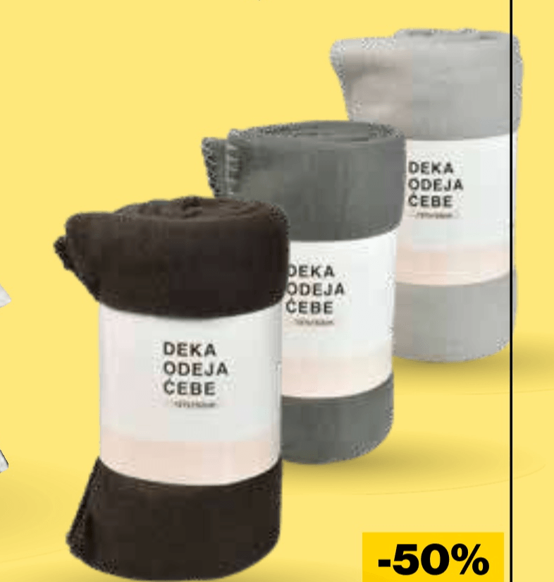 Odeja Polar - Akcija v trgovini Mercator