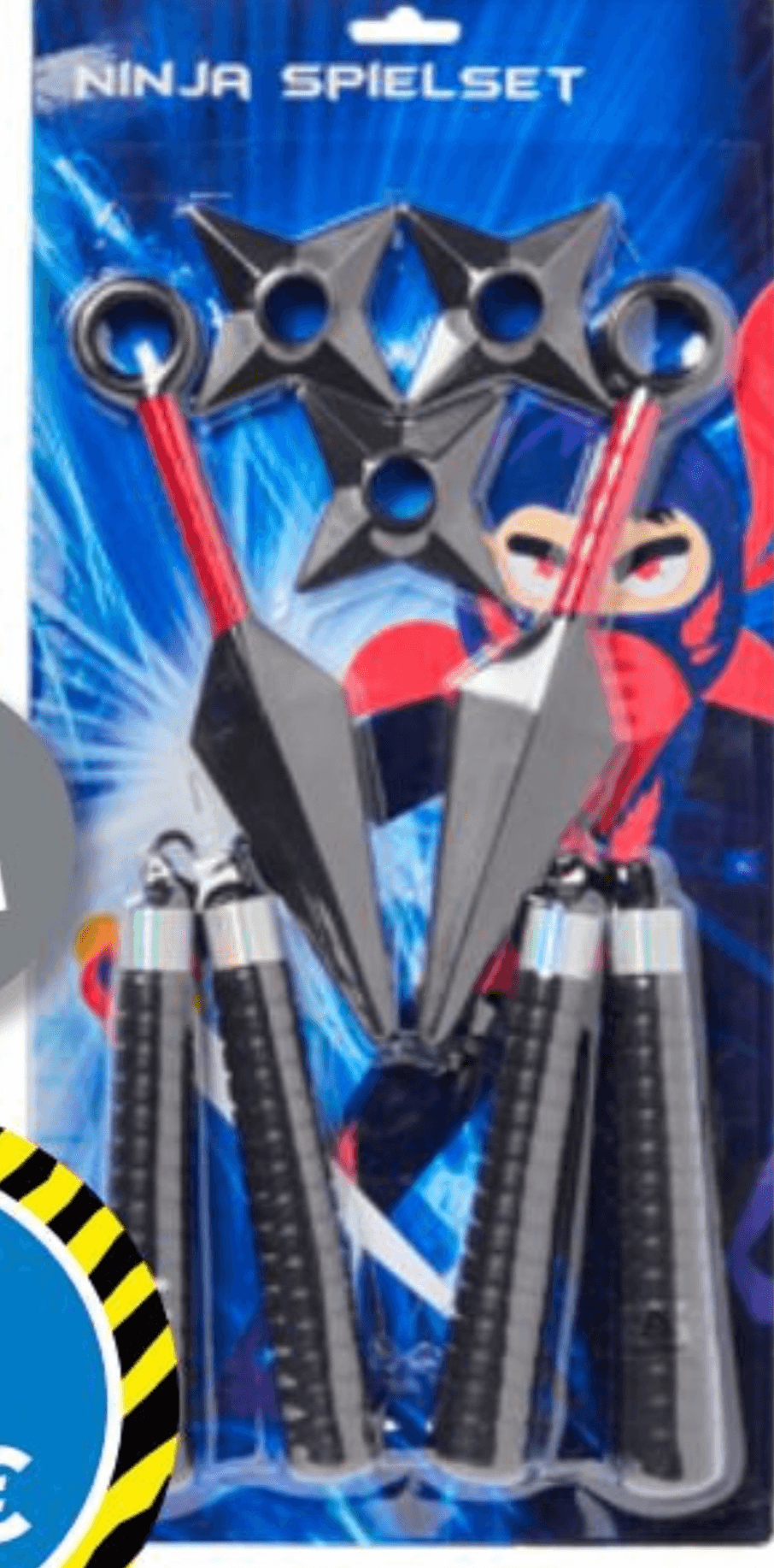 Komplet igrač nindža 7-delni - Akcija v trgovini Tedi