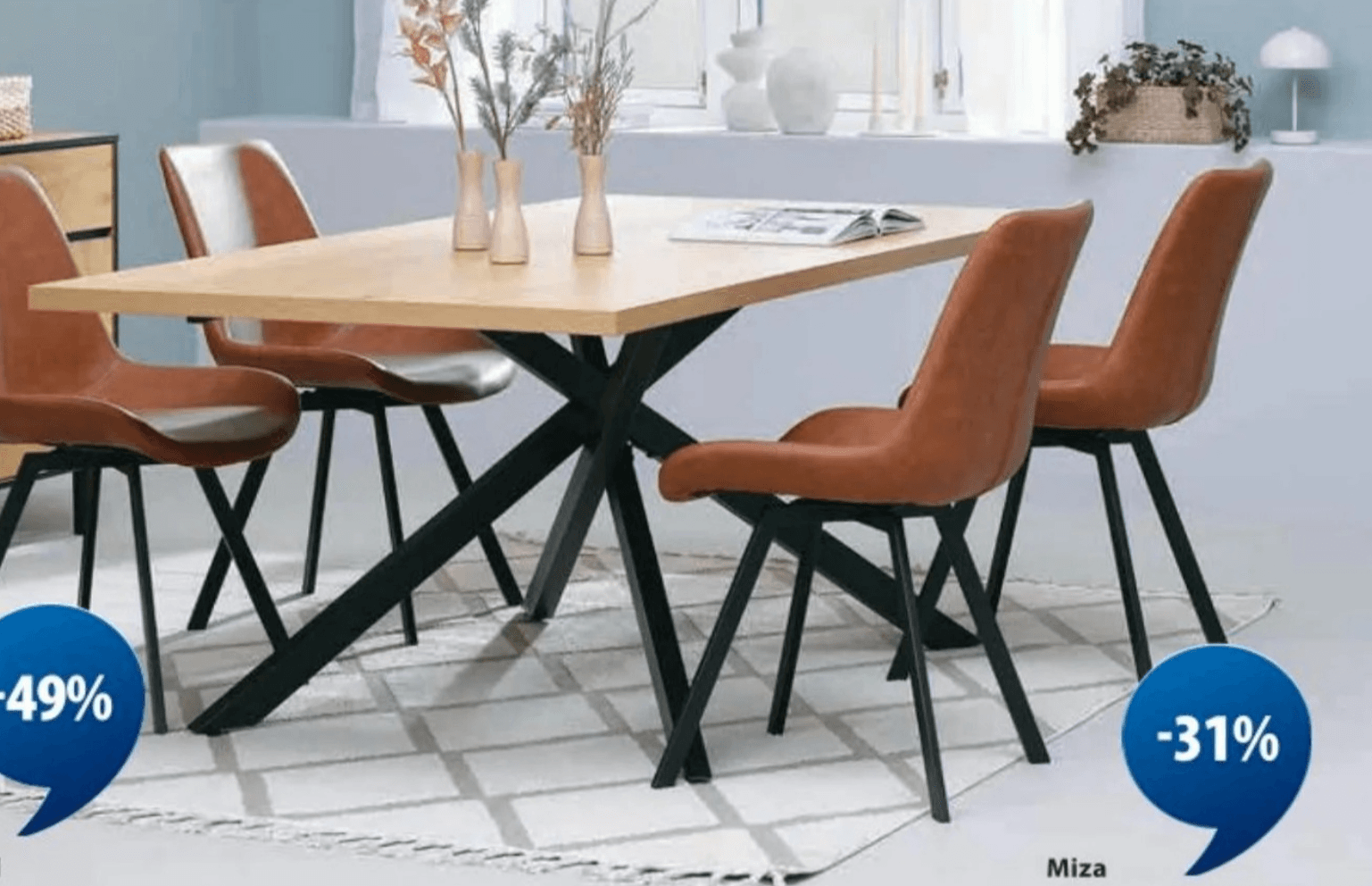 Jedilniška miza NORTOFT