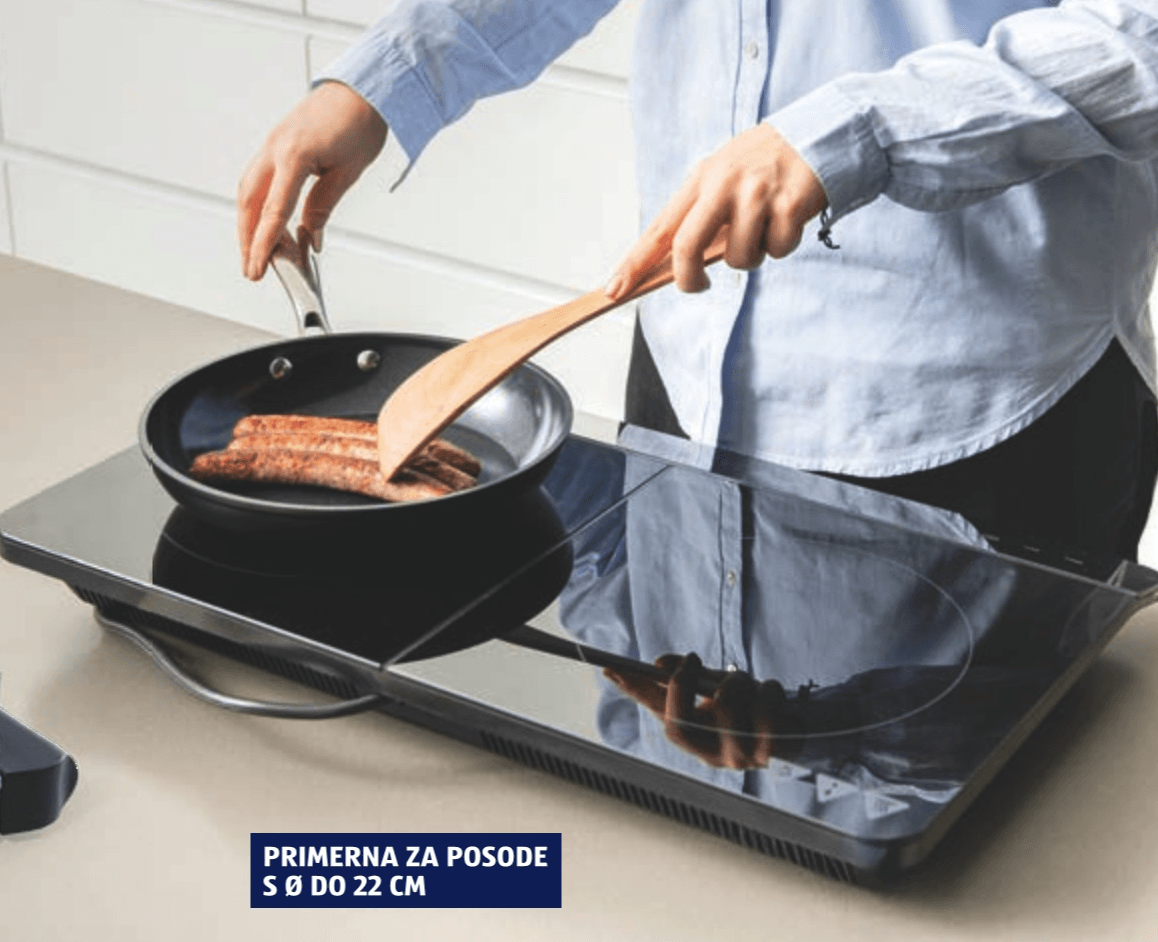 Dvojna indukcijska kuhalna plošča