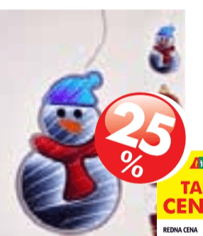 Božični LED okrasek