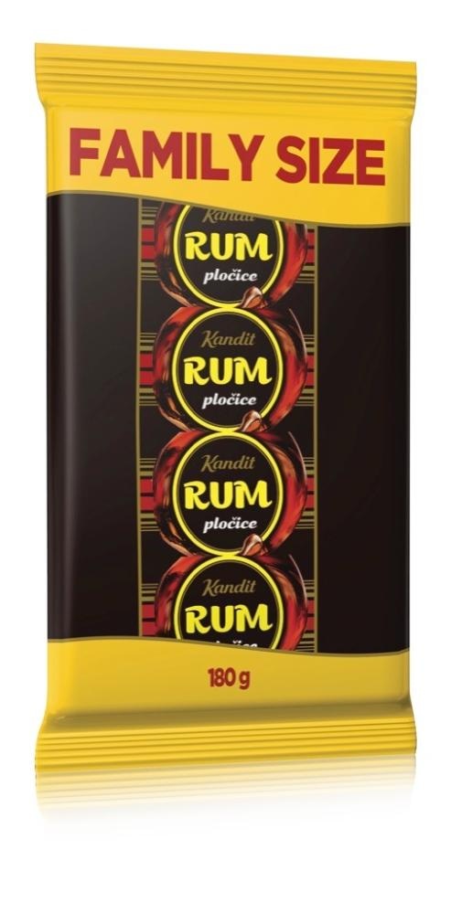 Čokoladne Rum Ploščice 45 g, 180 g ali 182 g