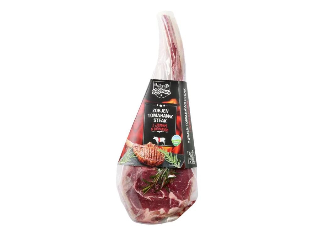Žar legende Svež tomahawk steak pribl. 1 kg
