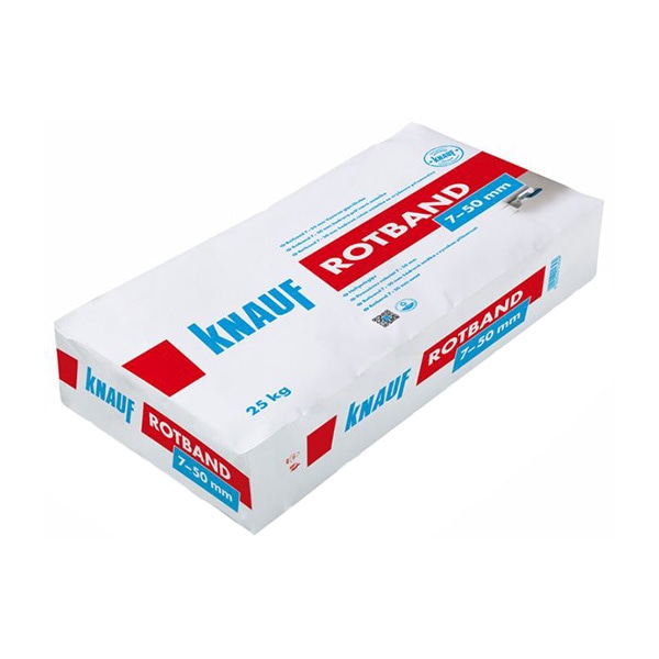 Rotband - enoslojni stenski in stropni omet 25 kg Knauf - Akcija v trgovini Jager