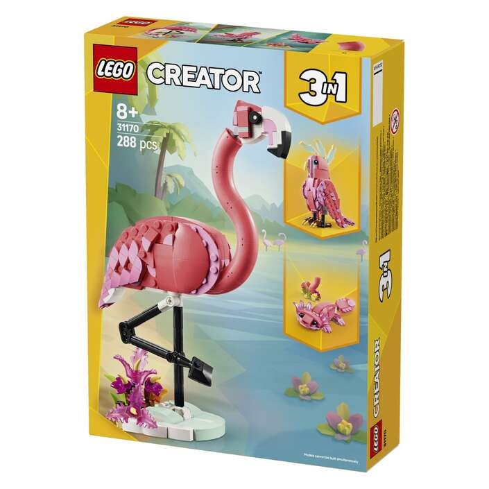 LEGO Creator Divje živali: rožnati plamenec