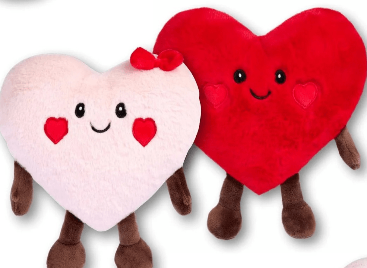 Plišasto srce Ø pribl. 18 cm - Akcija v trgovini Kik