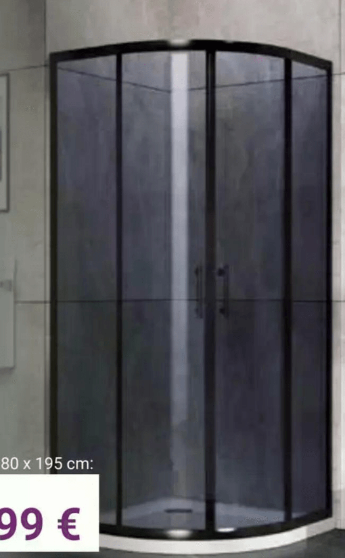 Kabina za prhanje - Akcija v trgovini Pevex