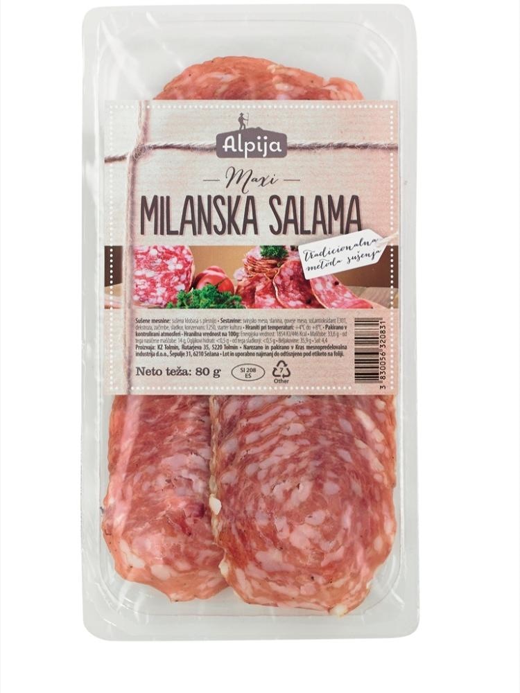 Milanska salama 100 g Jager