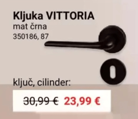 Kljuka VITTORIA