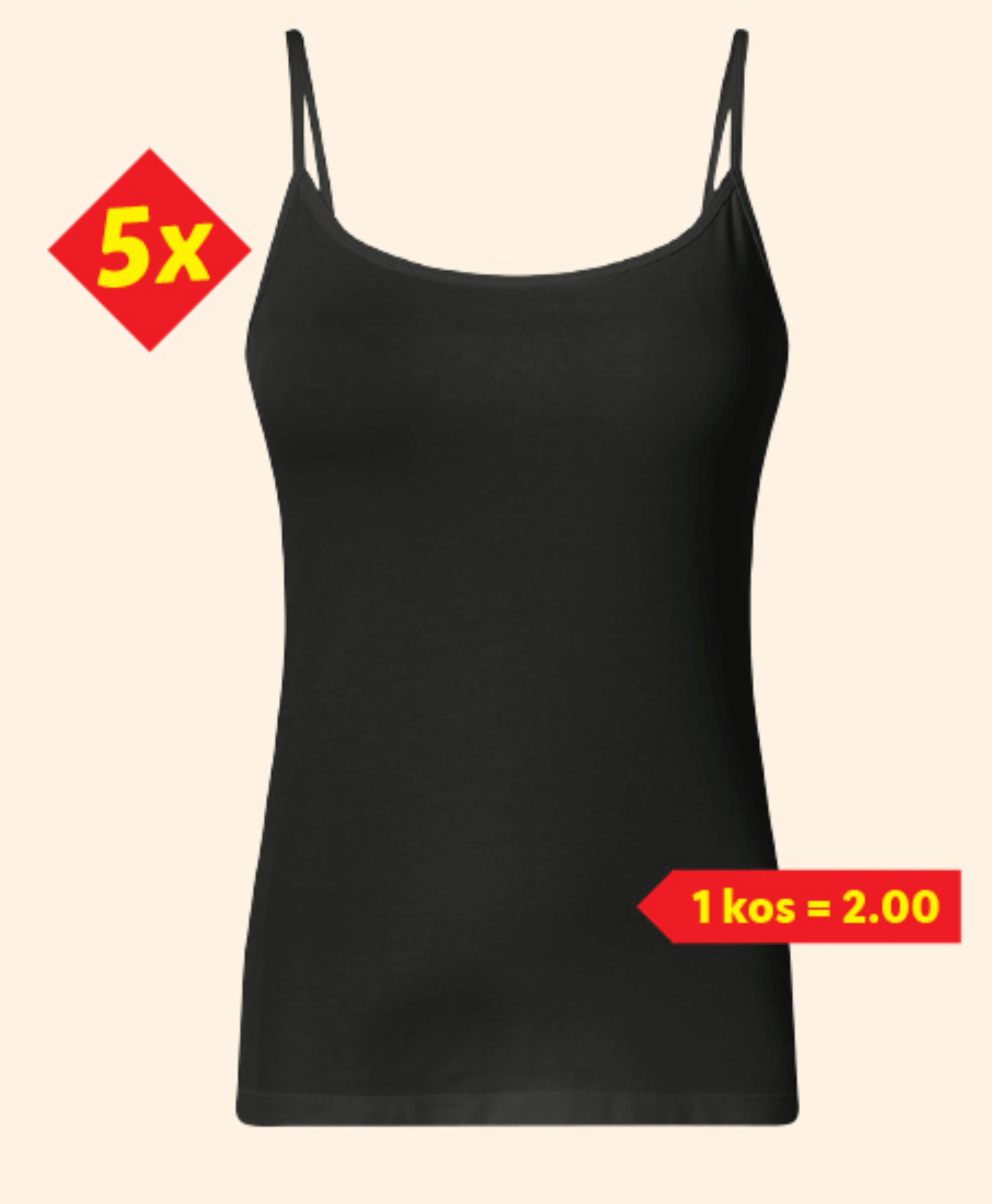 ESMARA Ženska spodnja majica - Akcija v trgovini Lidl