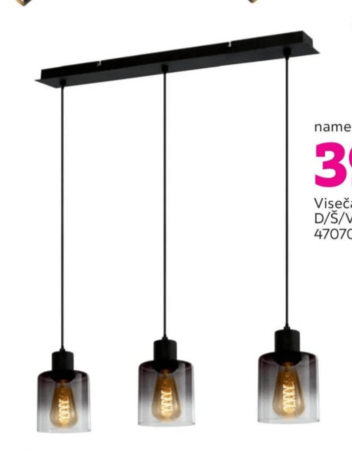 Viseča svetilka „CHRISTIANO"