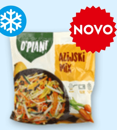 Zelenjavni azijski mix 400 g O'Plant