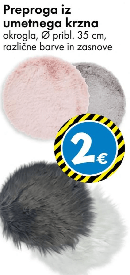Preproga iz umetnega krzna