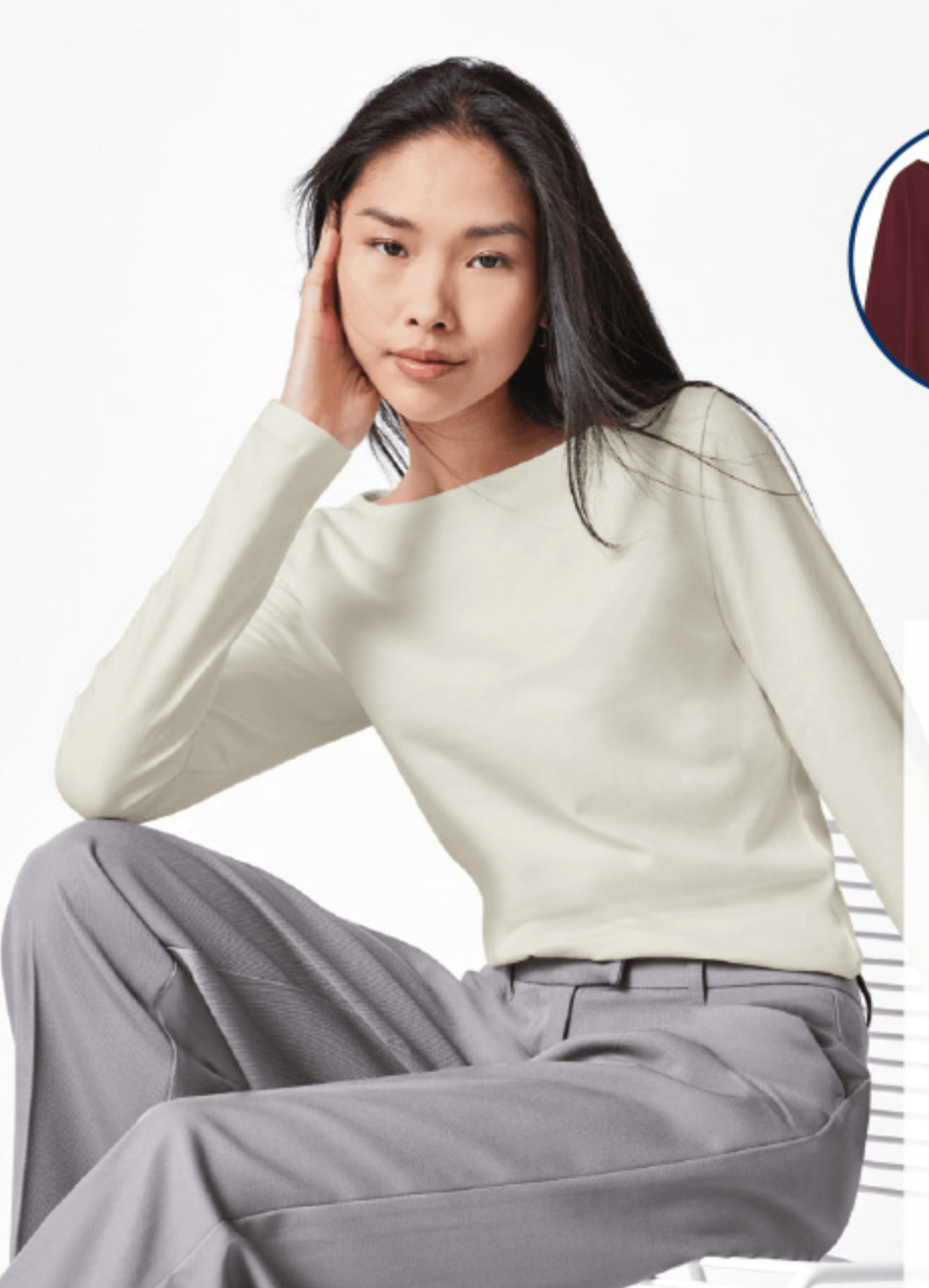 Esmara Ženska majica z dolgimi rokavi esmara