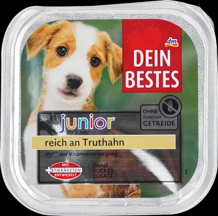 DEIN BESTES Junior popolna hrana za pasje mladiče 150 g