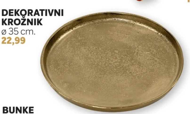 Dekorativni krožnik Ø 35 cm