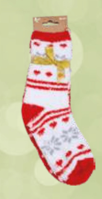 2x Ženske tople nogavice z nedrsečim podplatom 2X