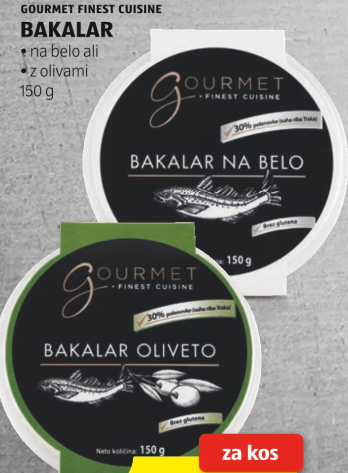 Gourmet Bakalar Oliveto 150 g