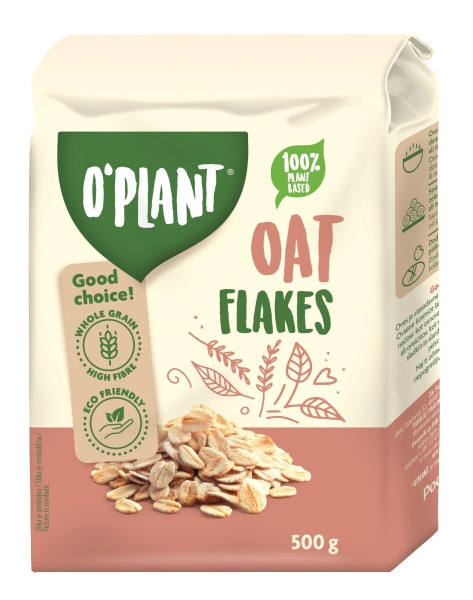Ovseni kosmiči O'plant 500 g
